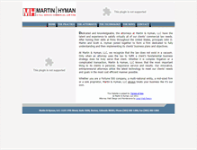 Tablet Screenshot of martinhyman.com